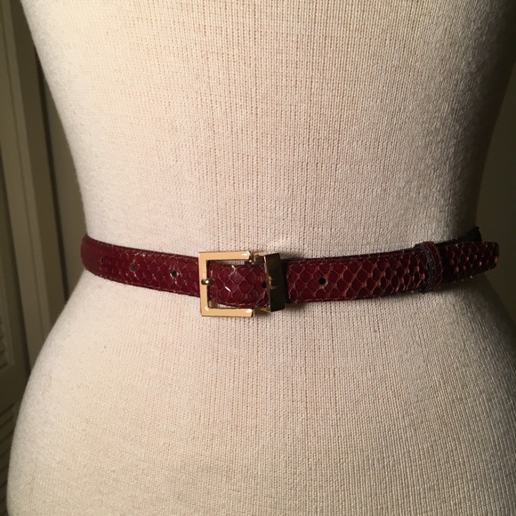 Genuine Snakeskin Belt - Picture 2 of 3